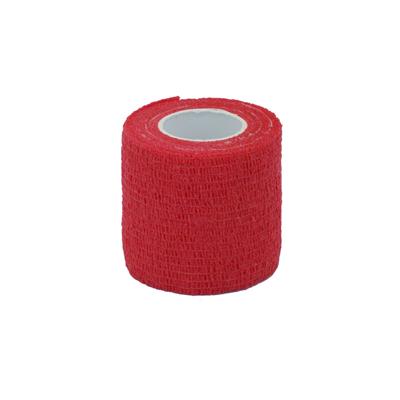 Cinta Hipoalergénica Flex Cubre Grip Tattoo Ancha 5cm (Roja)