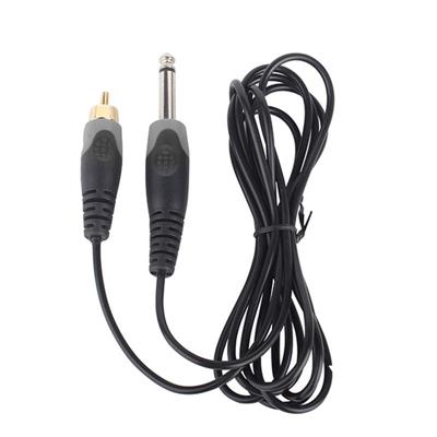 Cable Clipcord Silicone Line Conexión RCA (Negro)