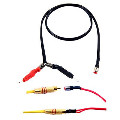 Cable Adaptador para Máquinas Clip a RCA (Negro)