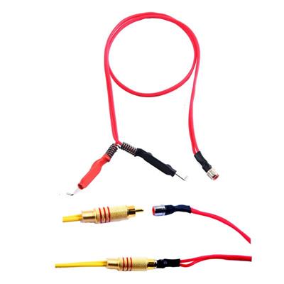 Cable Adaptador para Máquinas Clip a RCA (Rojo)