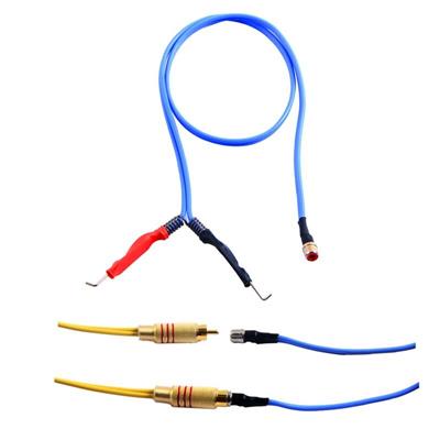Cable Adaptador para Máquinas Clip a RCA (Celeste)