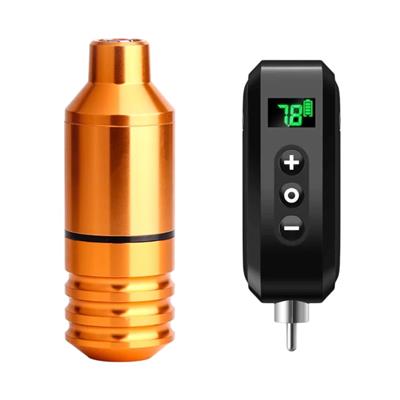 Kit Tattoo Batería EZ Portex Gen 2 BK - Máquina Pen #2578-4 (Naranja)