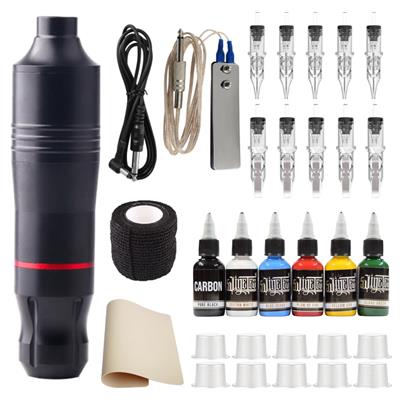 Kit Tattoo #240701 con Máquina Pen #0698-1 (Negra)