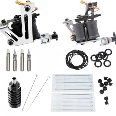 Kit Tattoo Máquina #1107-2, Puntera, Agujas y Accesorios