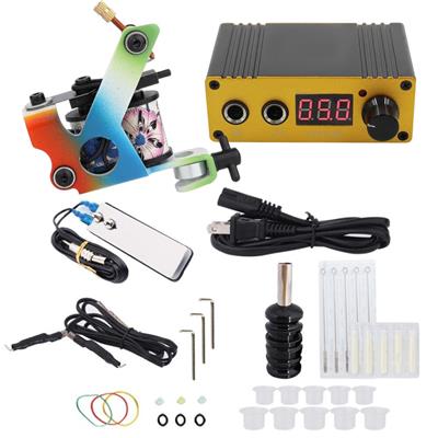 Kit Tattoo Standard Colorfull Máquina #1118-7 y Accesorios