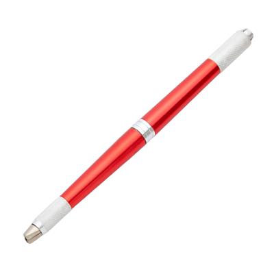 Tebori Pluma Microblading Popu Pmu Manual Doble Pen B20 (Rojo)