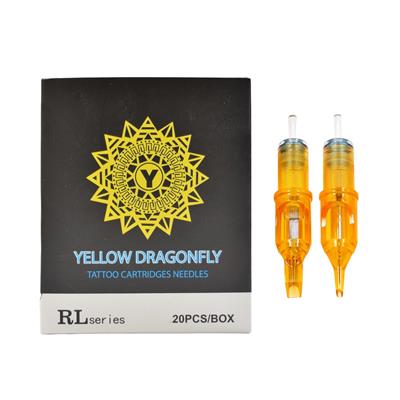 Caja Cartuchos Tattoo Yellow Dragonfly (x20un) Línea 1201RL