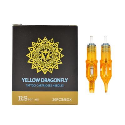Caja Cartuchos Tattoo Yellow Dragonfly (x20un) Shader 1205RS