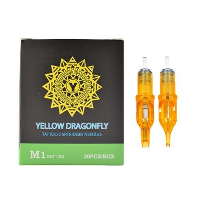 Caja Cartuchos Tattoo Yellow Dragonfly (x20un) Mag